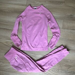 Pink Gymshark set